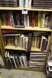 lot 779 image: 3-shelfs of books thats been locked away for years see pictures for titles