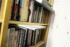 lot 816 image: 2-shelfs of books see pictures for titles thats been locked away for years