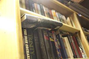 lot 818 image: 2-shelfs of books see pictures for titles thats been locked away for years