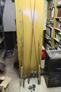 lot 845 image: fishing rods and fishing reels
