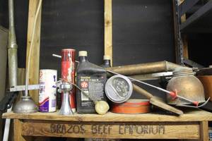 lot 847 image: Shelf full of a mixed left over things