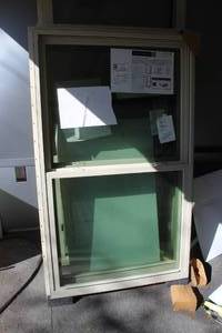 lot 859 image: X3-window single-hung model (bids are X-3) never installed 35.5 W X 59.5 H