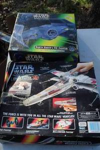 lot 887 image: collectible Star Wars toy vehicles