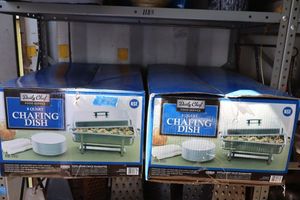 lot 11 image: Two 8 quart chafing dish servers