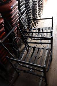 lot 198 image: Two patio chairs