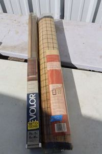 lot 42 image: Bamboo window shades - 35x72 and 37x72 as shown