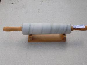 lot 99 image: ROLLING PIN WITH STAND