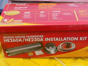 lot 119 image: WHOLE HOUSE HUMIDIFIER HE260AHE220A INSTALLATION KIT