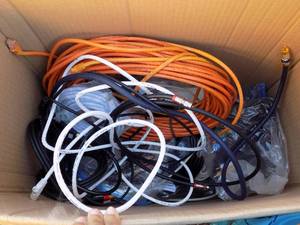 lot 187 image: BOX OF VARIOUS WIRES
