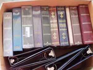 lot 254 image: NEW AND USED PHOTO ALBUMS