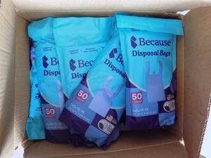lot 262 image: DISPOSABLE BAGS