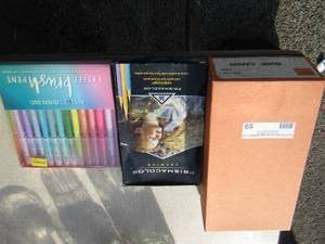 lot 59 image: pastel pens, premier colors, box of index cards