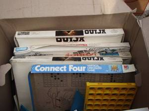 lot 74 image: game lot- sorry- connect four-  monopoly