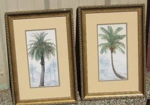 lot 45 image: ART - PALM TREES   QTY 2
