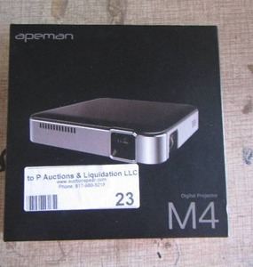 lot 23 image: APEMAN  M4 MINI DLP PROJECTOR