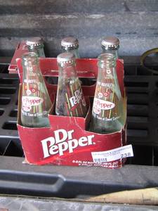 lot 238 image: DRY PEPPER BOTTLES QTY 6