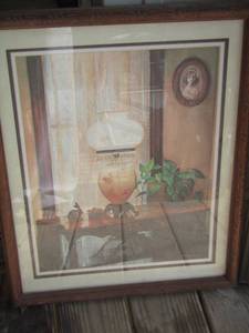 lot 279 image: 21 12 X 17 12 FRAMED ART