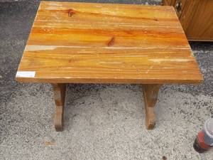 lot 13 image: SIDE TABLE HAS SOME SMALL SCRATCHES