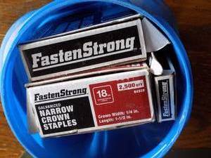 lot 57 image: FASTEN STRONG STAPLES AND NAILS