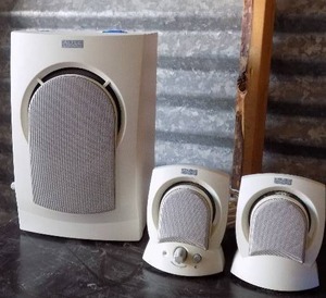 lot 112 image: ALTEC LANSING COMPUTER SPEAKERS