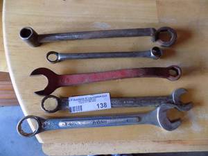 lot 138 image: VARIOUS WRENCHES