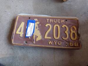 lot 145 image: VARIOUS State LICENSE PLATES
