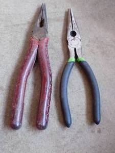 lot 157 image: 2 PAIR OF Needle Nose PLYERS