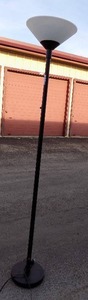 lot 169 image: BLACK FLOOR LAMP