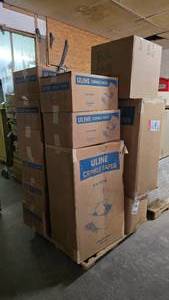 lot 26 image: Large Pallet Full of Misc Colored Packaging Crinkle Paper