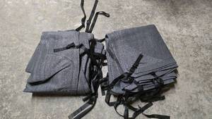 lot 41 image: Toja Grid Graphite 10 x 10 Shade Sail  QUANTITY 2  BID IS TIMES THE QUANTITY SO YOU ARE BIDDING PER SHADE SAIL
