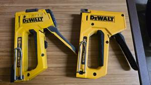 lot 48 image: Lot of 2 DeWalt Staplers