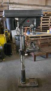lot 53 image: JET 15 Floor Drill Press, Model J-2500.  TESTED