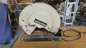 lot 61 image: Evolution EvoSaw 15 Industrial Steel Cutting Shop Saw