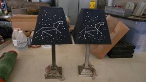 lot 77 image: Lot of 2 Constellation Desk Lamps