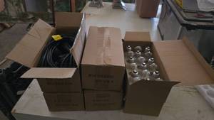 lot 81 image: 4 Boxes of Outdoor String Lights w 2 Boxes of Light Bulbs