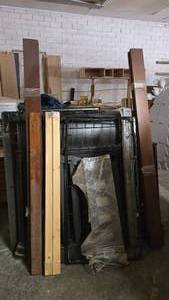 lot 134 image: Lot of 2 Baby Convertible Baby Cribs.  Both look complete.