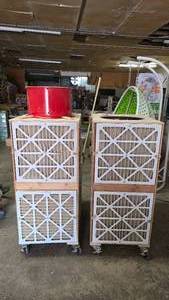lot 148 image: Lot of 2 Air Filters w Maxx Air 16 Turbo Fan