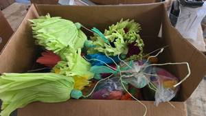lot 154 image: Large Lot of Mexico Themed Paper Flowers