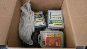 lot 206 image: Large Pbox Full of Misc Fasteners.  Includes Everything Pictured.