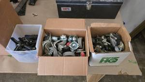 lot 207 image: Lot of Misc Casters & Clamps.