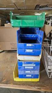 lot 215 image: Lot of Various Slatwall Bins