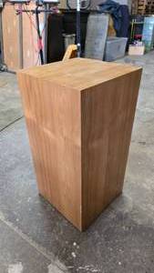 lot 221 image: Wooden Square Pedestal