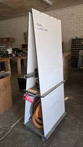 lot 232 image: A-Frame Rolling Dry Erase Board.  Vacuum Attachments Not Included.
