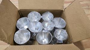 lot 239 image: Lot of 9 NEW Bar Conic 1oz2oz Double Sided Jiggers
