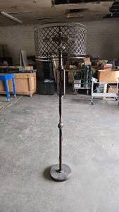 lot 254 image: Industrial Themed Floor Light