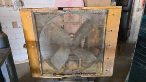 lot 261 image: Large Wall Mount Shop Fan