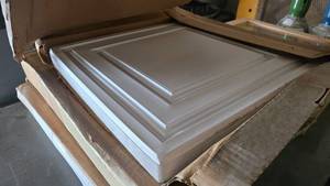 lot 269 image: 3 Cases of ProCeilingTiles 2 x 2 White Ceiling Tiles