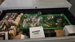 lot 277 image: MASSIVE Lot of Edison Bulbs.  Approx 80 Bulbs Total