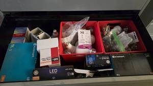 lot 278 image: Large Lot of Misc Light Bulbs.  Included everything pictured.