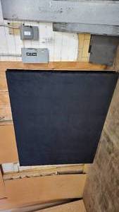 lot 307 image: Lot of 2 Large Black Panels
